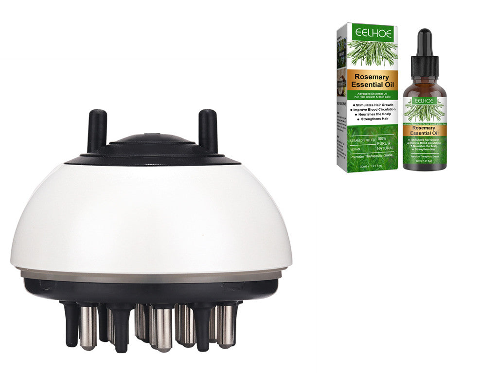 Rosemary Hair Oil with Scalp Massager