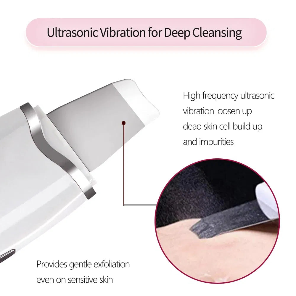 BUBOW Ultrasonic Skin Scrubber Facial Spatula – product photo 3