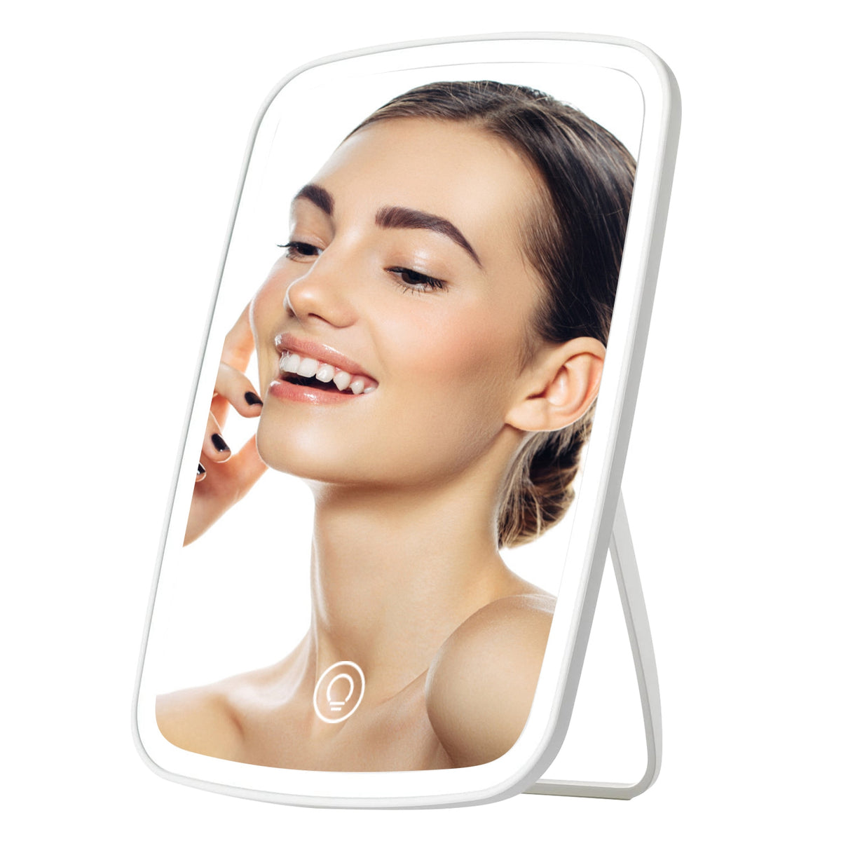 BUBOW LED Lighted Makeup Mirror with Touch Dimmer – product photo 11