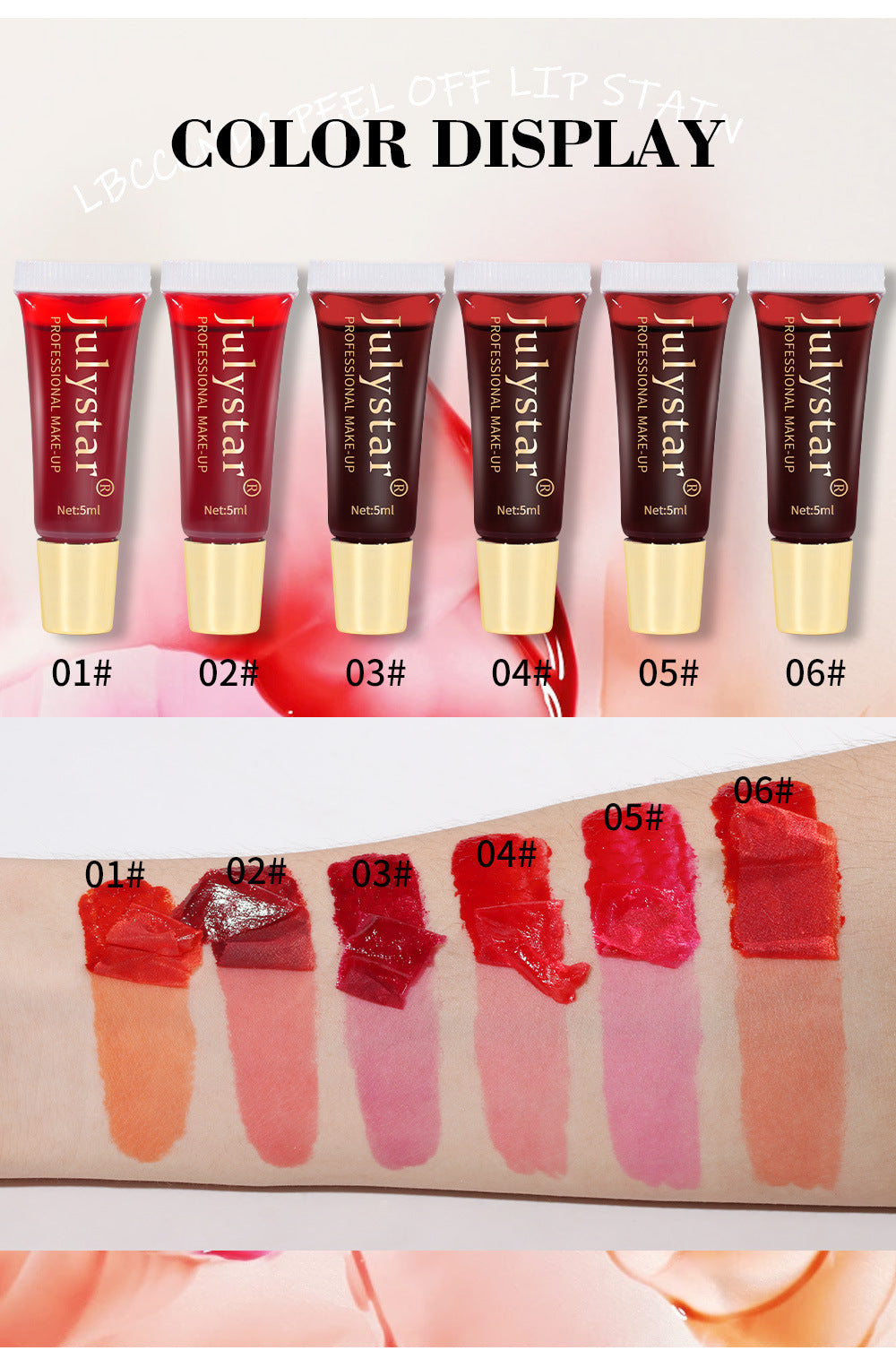 BUBOW Peel-Off Lip Stain – product photo 2
