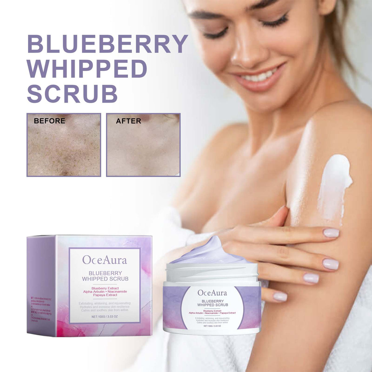 Blueberry Whipped Exfoliating Body Scrub