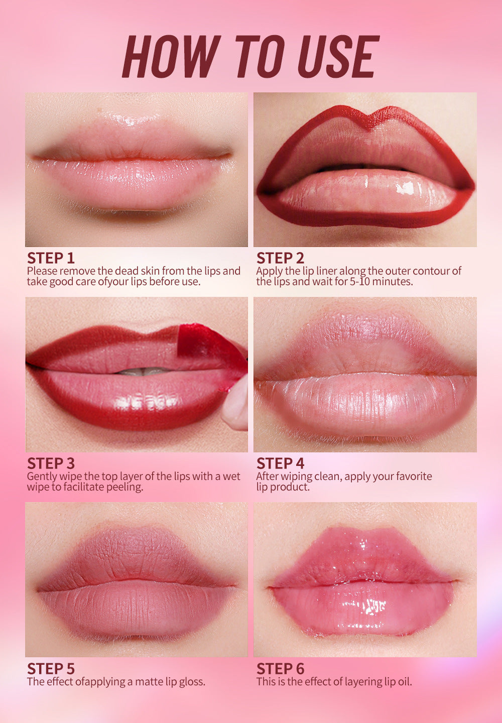 BUBOW Peel-Off Lip Liner – product photo 3