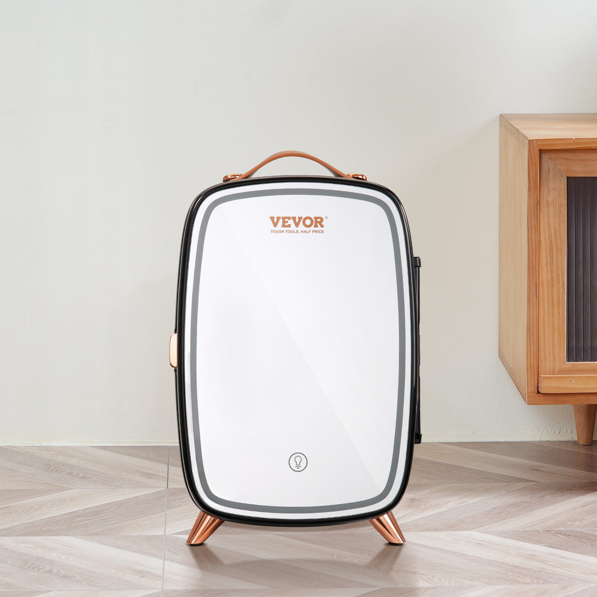 BUBOW VEVOR 6L Skincare Fridge with LED Mirror – product photo 5