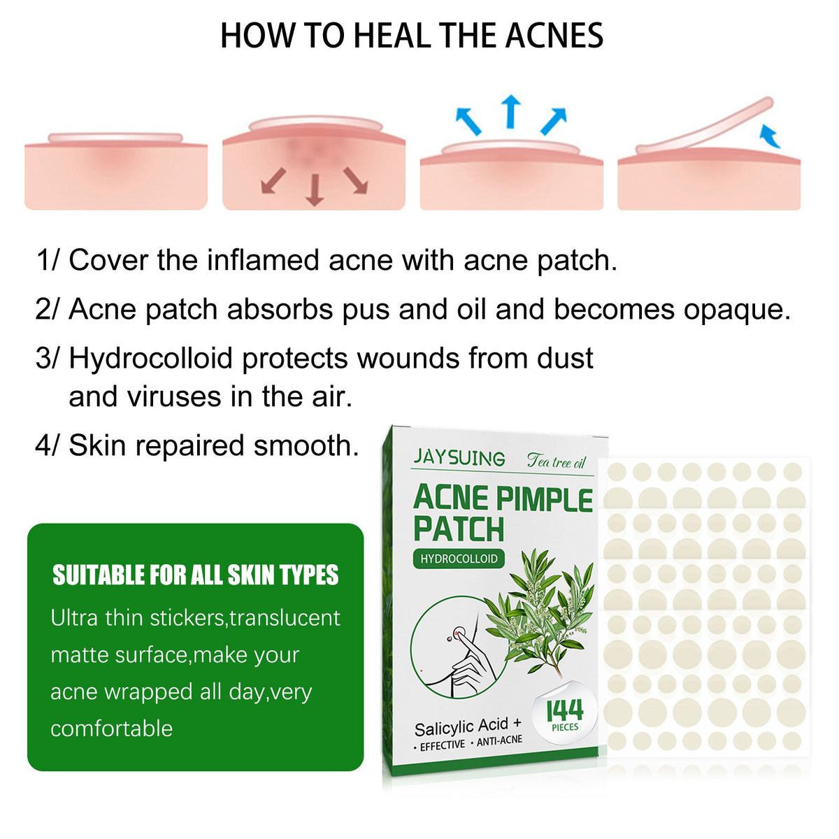 Hydrocolloid Pimple Patches
