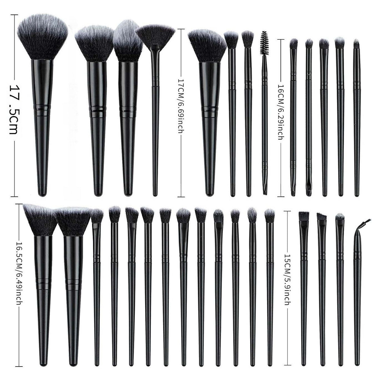 Professional 25-Piece Makeup Brush Set